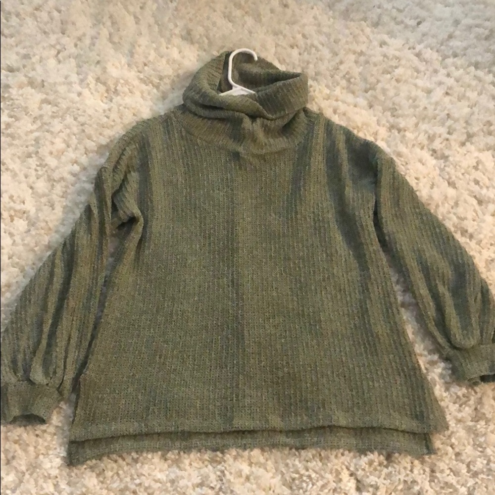 Green sweater